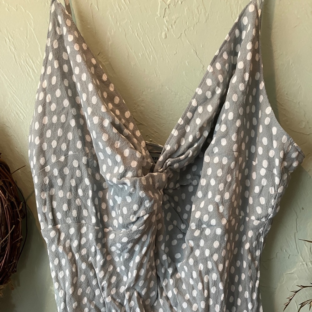 Abercrombie Large Polka Dot Midi Dress